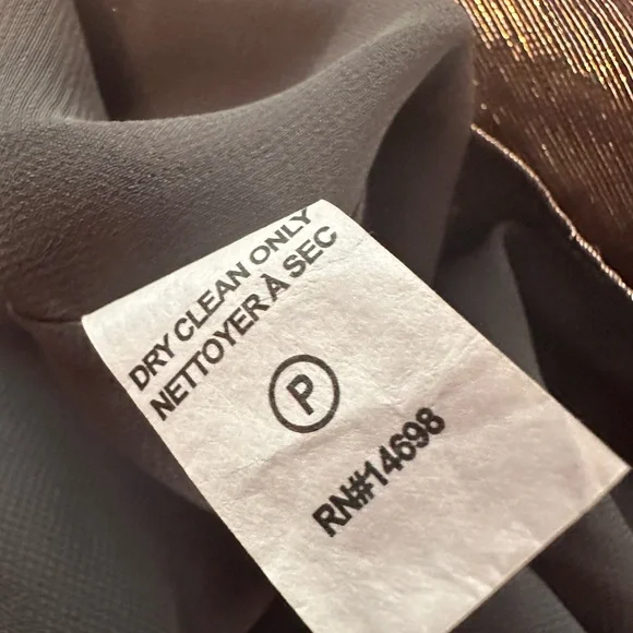 Ramy Brook Elise mini deep V plunge mini silk metallic draped lined 6 dress - Picture 13 of 15